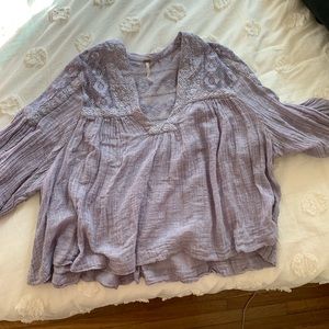Free People purple blouse